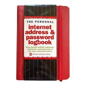 NEW The Personal Internet Address & Password Organizer Inc. Peter Pauper Press